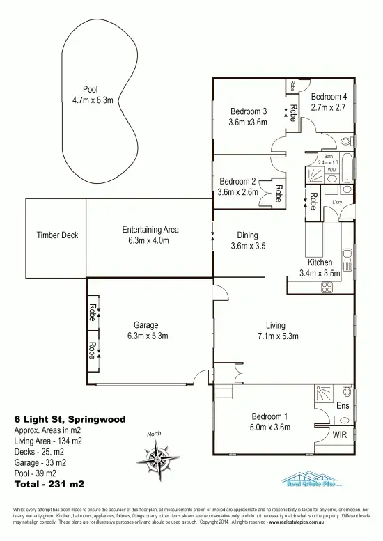 Floorplan of Homely house listing, 6 Light Street, Springwood QLD 4127