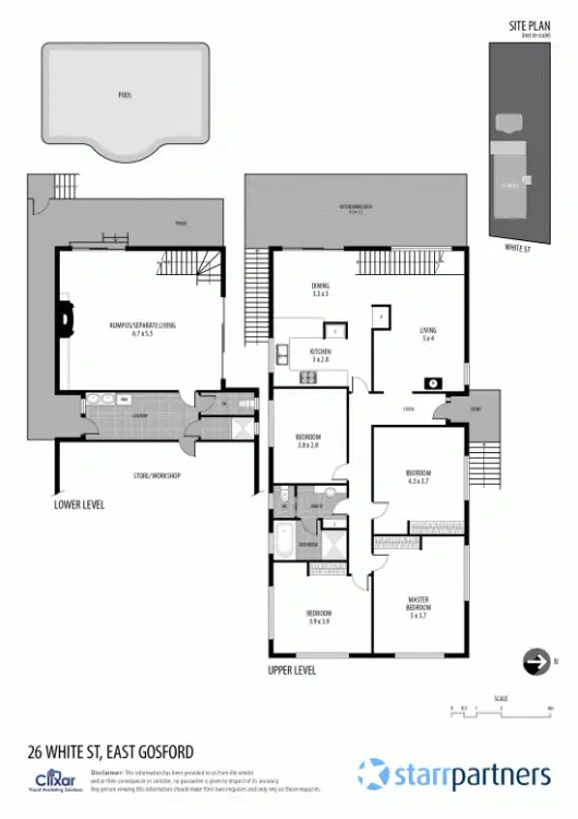 Floorplan of Homely house listing, 26 White Street, East Gosford NSW 2250