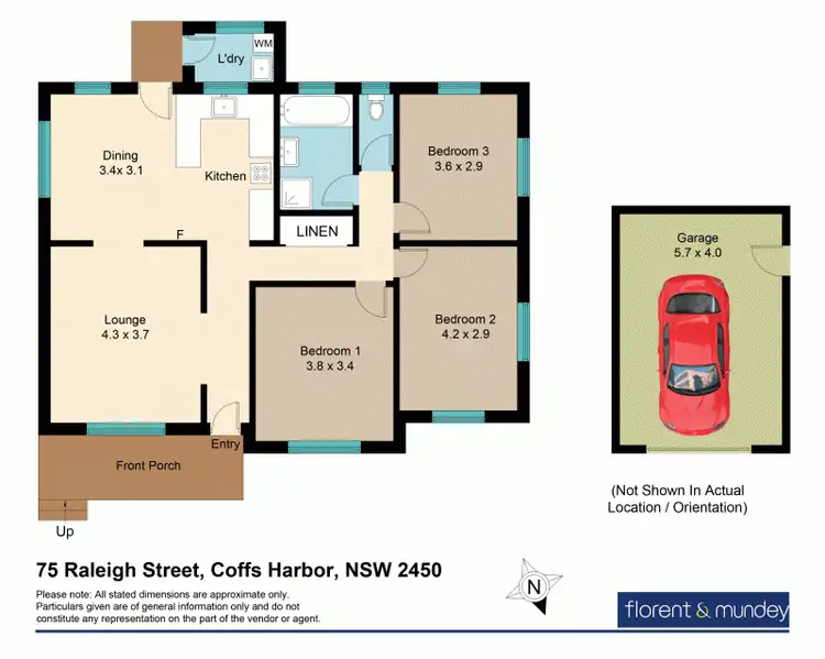 Floorplan of Homely house listing, 75 Raleigh St, Coffs Harbour NSW 2450