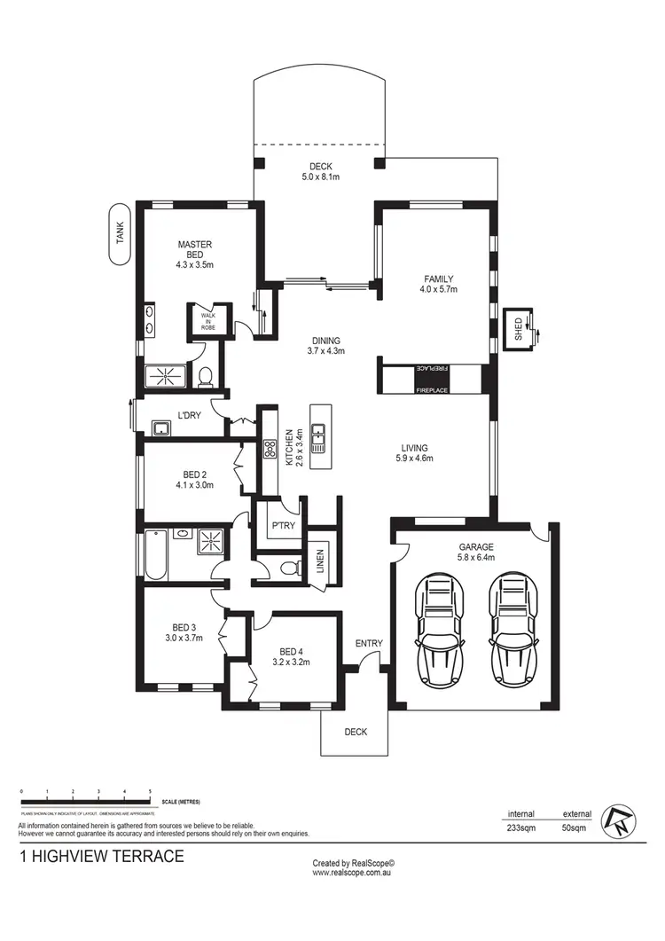 Floorplan of Homely house listing, 1 Highview Terrace, Murrumba Downs QLD 4503