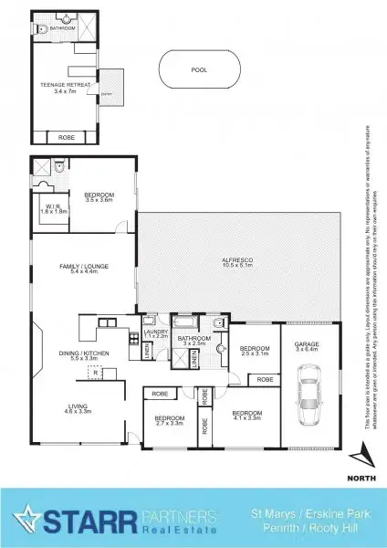 Floorplan of Homely house listing, 53 Colorado Drive, St Clair NSW 2759