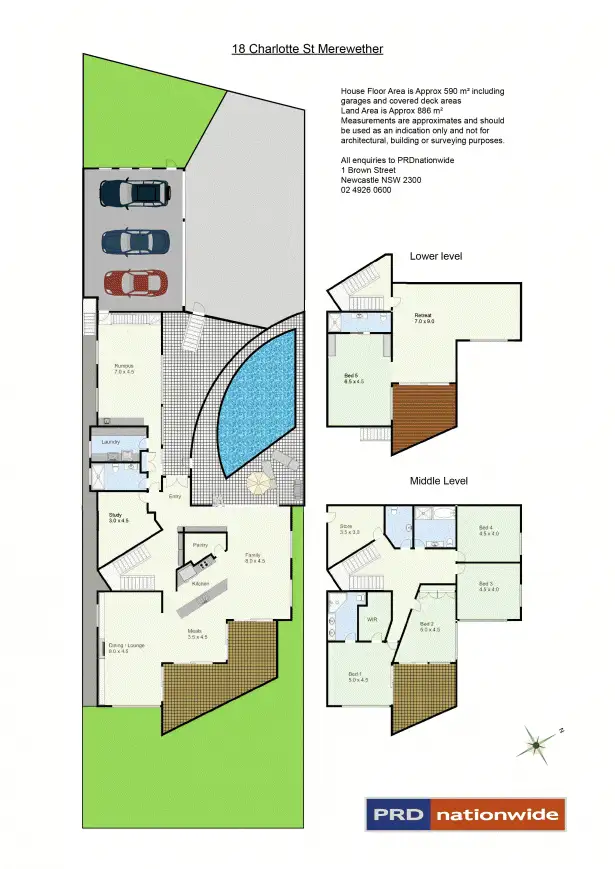 Floorplan of Homely house listing, 18 Charlotte Street, Merewether NSW 2291