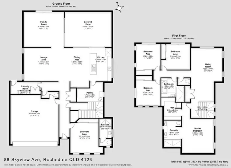 Floorplan of Homely house listing, 86 Skyview Avenue, Rochedale QLD 4123