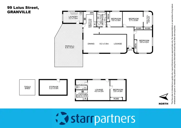 Floorplan of Homely house listing, 99 Louis Street, Granville NSW 2142