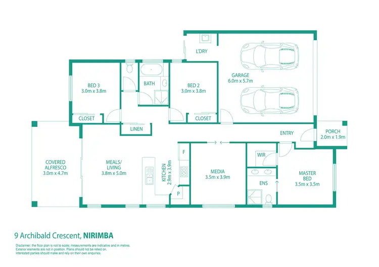 Floorplan of Homely house listing, 9 Archibald Crescent, Nirimba QLD 4551