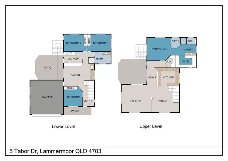 Floorplan of Homely house listing, 5 Tabor Drive, Lammermoor Beach QLD 4703