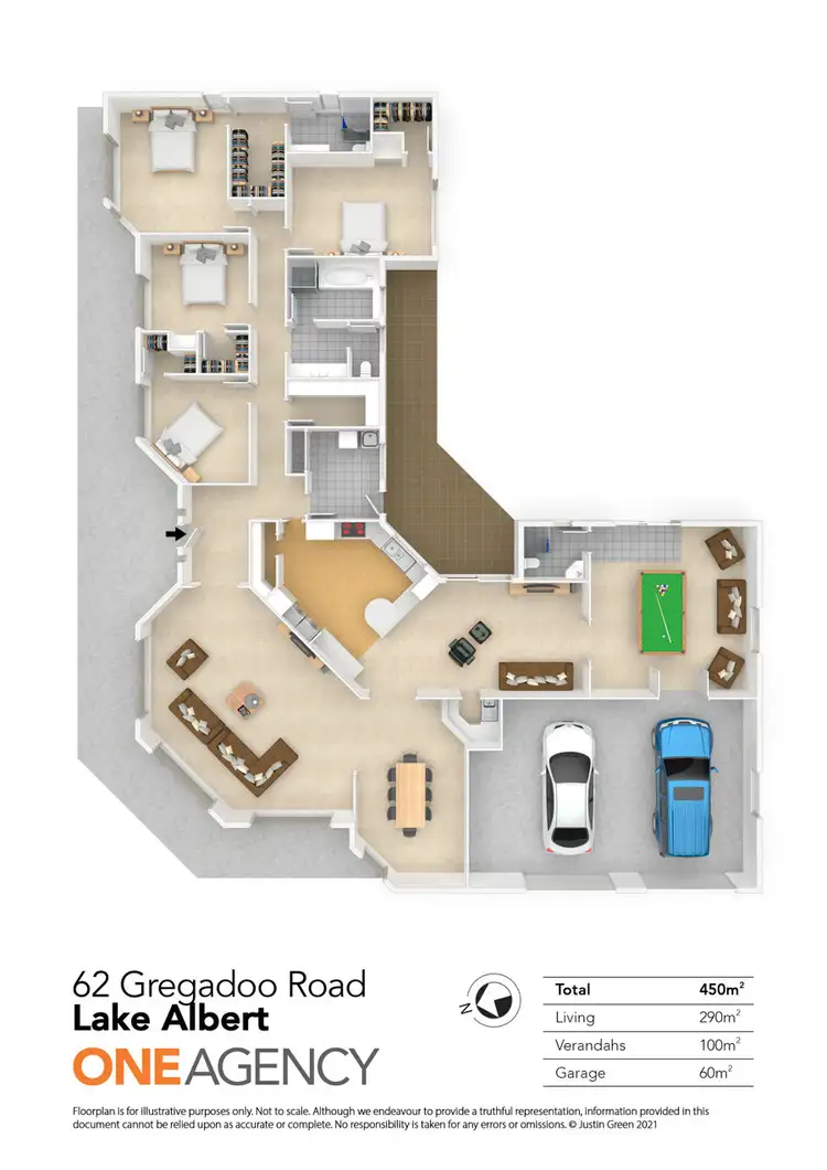 Floorplan of Homely rural property listing, 62 GREGADOO ROAD, Lake Albert NSW 2650