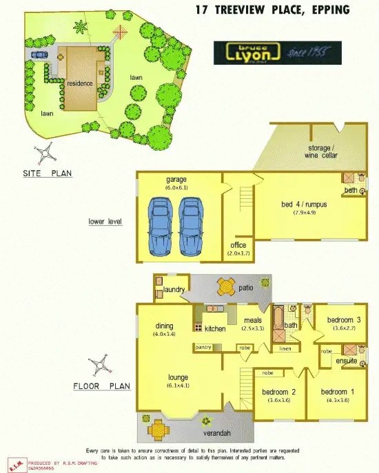 Floorplan of Homely house listing, 17 Treeview Place, Epping NSW 2121