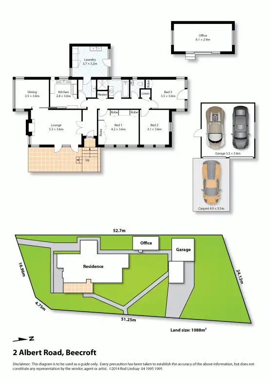 Floorplan of Homely house listing, 2 Albert Road, Beecroft NSW 2119