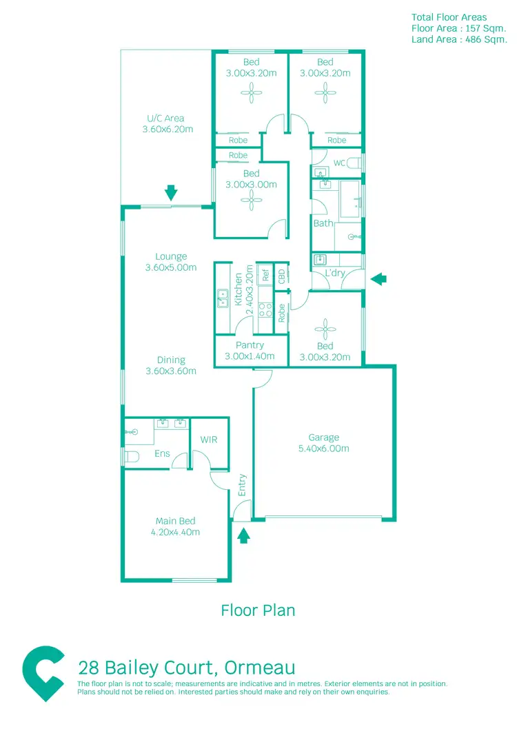 Floorplan of Homely house listing, 28 Bailey Court, Ormeau QLD 4208