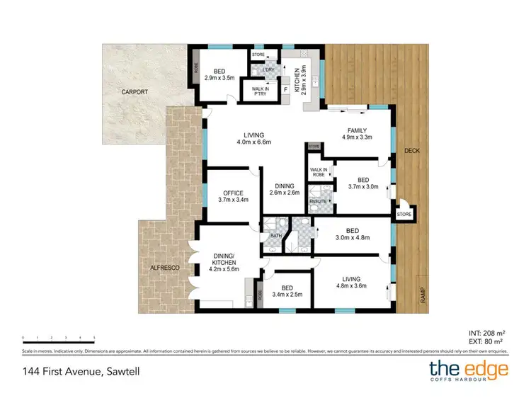 Floorplan of Homely house listing, 144 First Avenue, Sawtell NSW 2452