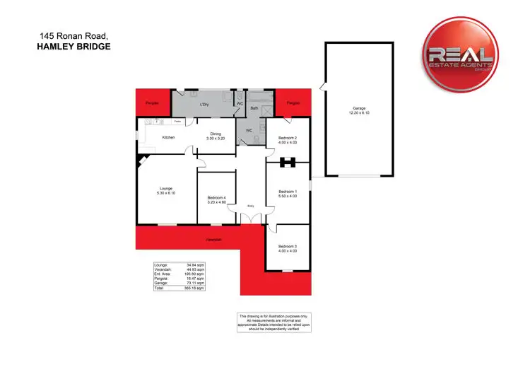 Floorplan of Homely house listing, 145 Ronan Road, Hamley Bridge SA 5401