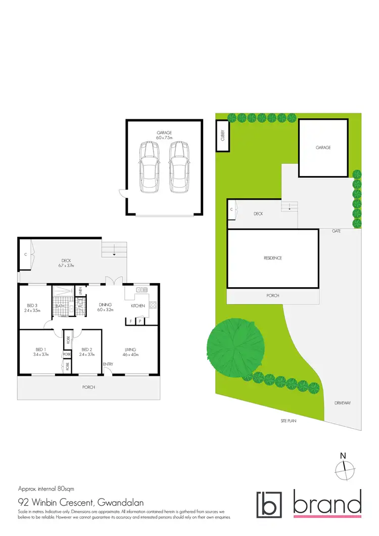 Floorplan of Homely house listing, 92 Winbin Crescent, Gwandalan NSW 2259