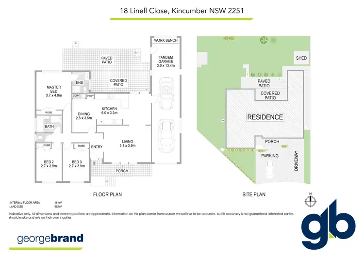 Floorplan of Homely house listing, 18 Linell Close, Kincumber NSW 2251