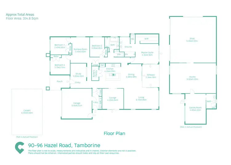 Floorplan of Homely rural property listing, 90-96 Hazel Road, Tamborine QLD 4270