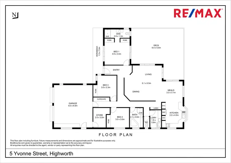 Floorplan of Homely house listing, 5 Yvonne Street, Nambour QLD 4560