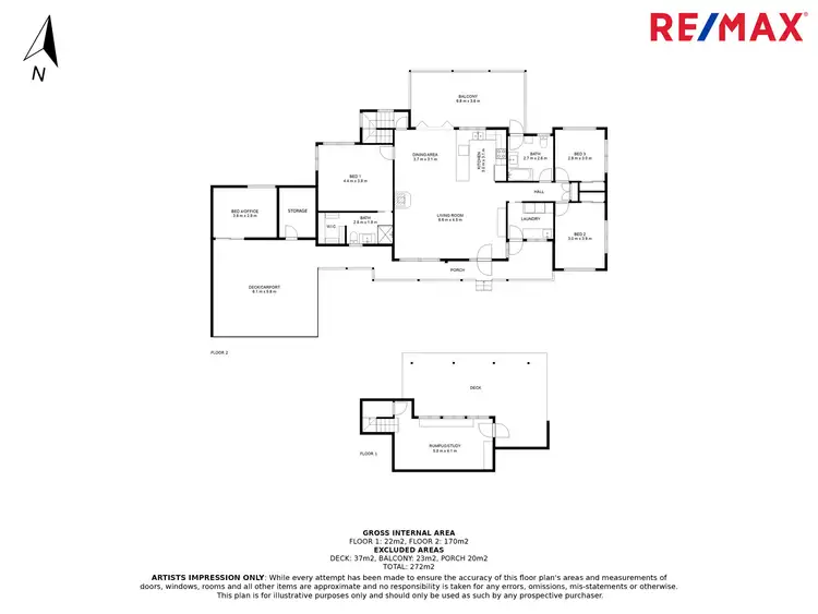 Floorplan of Homely house listing, 48 Greenacre Road, Verrierdale QLD 4562