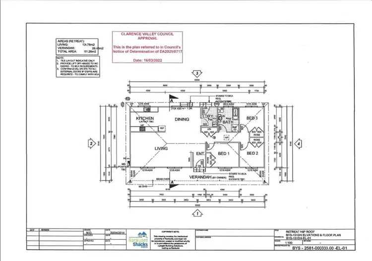 Floorplan of Homely land listing, 860 Parker Road, Lanitza NSW 2460