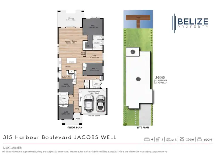 Floorplan of Homely house listing, 315 Harbour Boulevard, Jacobs Well QLD 4208