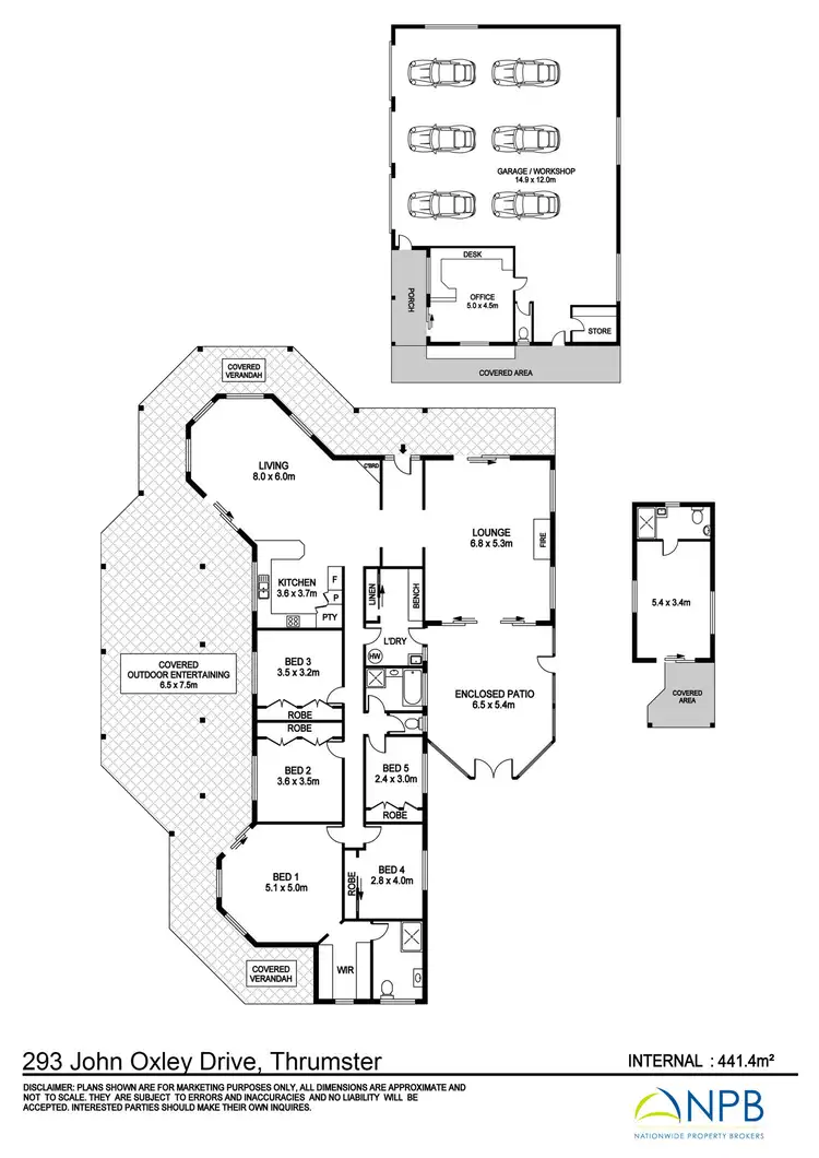 Floorplan of Homely house listing, 293 John Oxley Drive, Thrumster NSW 2444