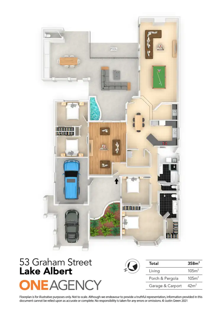 Floorplan of Homely house listing, 53 GRAHAM STREET, Lake Albert NSW 2650
