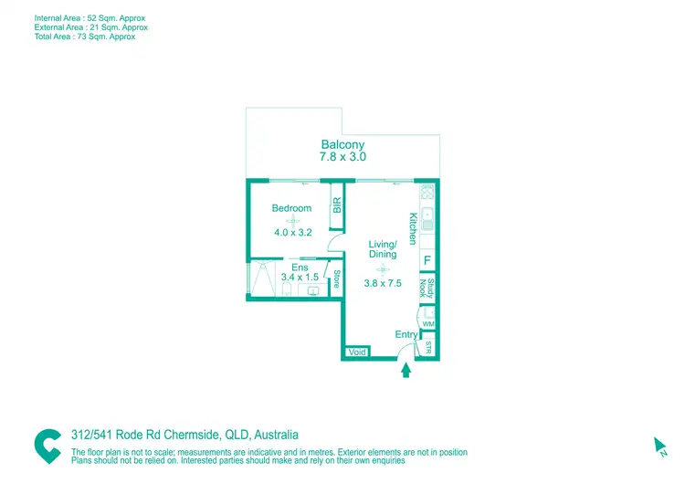 Floorplan of Homely unit listing, 26/541 Rode Road, Chermside QLD 4032