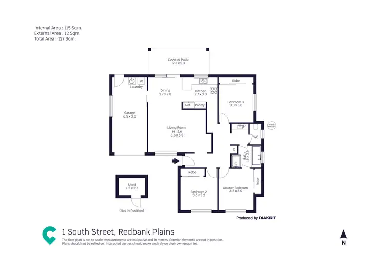 Floorplan of Homely house listing, 1 South Street, Redbank Plains QLD 4301