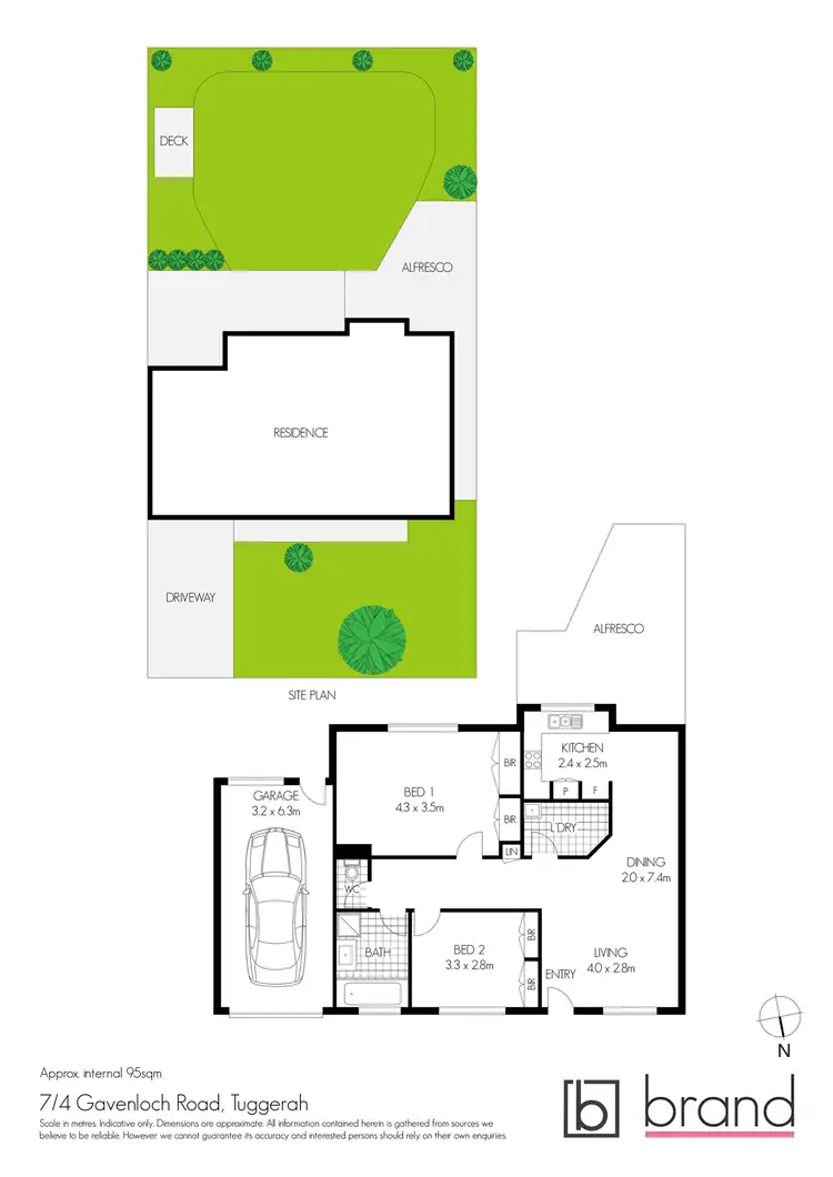 Floorplan of Homely villa listing, 7/4 Gavenlock Road, Tuggerah NSW 2259