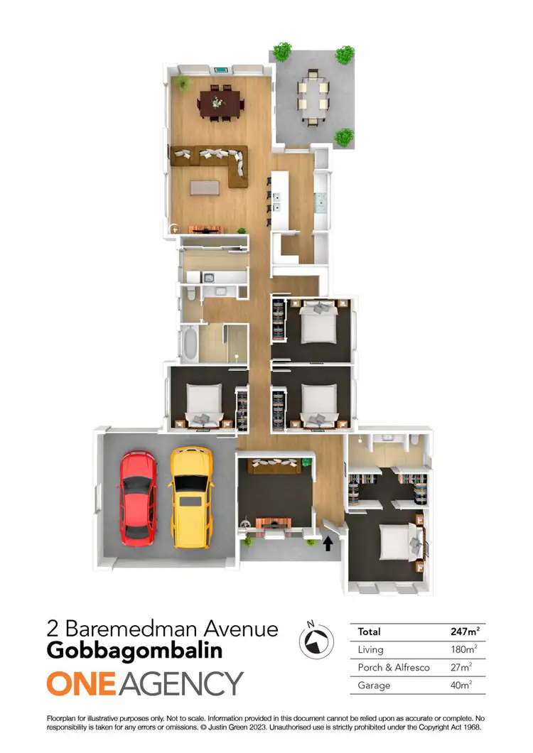 Floorplan of Homely house listing, 2 BARMEDMAN AVENUE, Gobbagombalin NSW 2650