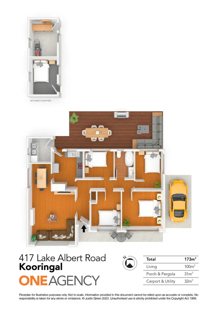 Floorplan of Homely house listing, 417 LAKE ALBERT ROAD, Kooringal NSW 2650