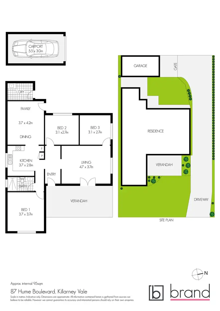 Floorplan of Homely house listing, 87 Hume Boulevard, Killarney Vale NSW 2261
