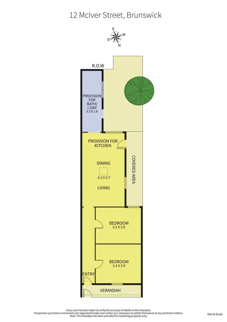 Floorplan of Homely house listing, 12 McIVer Street, Brunswick VIC 3056