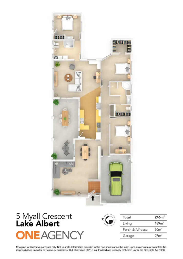 Floorplan of Homely house listing, 5 MYALL CRESCENT, Lake Albert NSW 2650