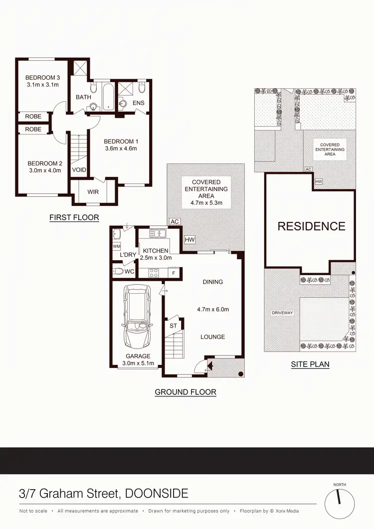 Floorplan of Homely house listing, 3/7 Graham Street, Doonside NSW 2767