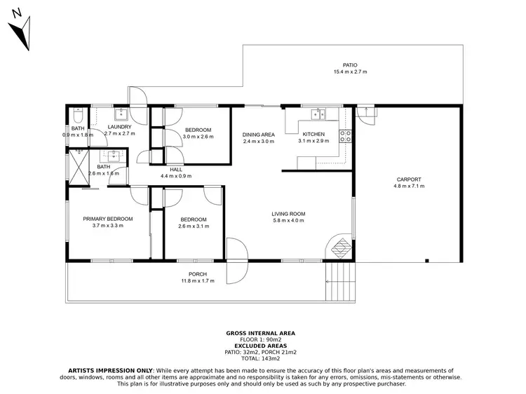 Floorplan of Homely house listing, 17 Flinders Avenue, Nambour QLD 4560