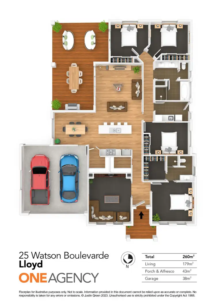 Floorplan of Homely house listing, 25 WATSON BOULEVARD, Lloyd NSW 2650