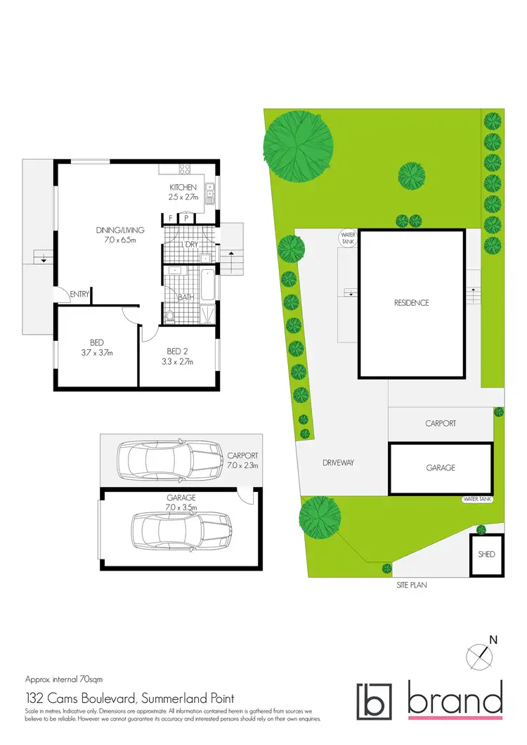 Floorplan of Homely house listing, 132 Cams Boulevard, Summerland Point NSW 2259