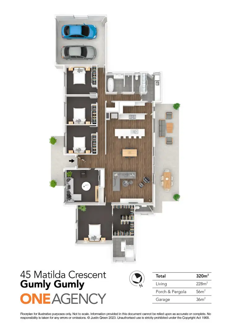 Floorplan of Homely house listing, 45 MATILDA CRESCENT, Gumly Gumly NSW 2652