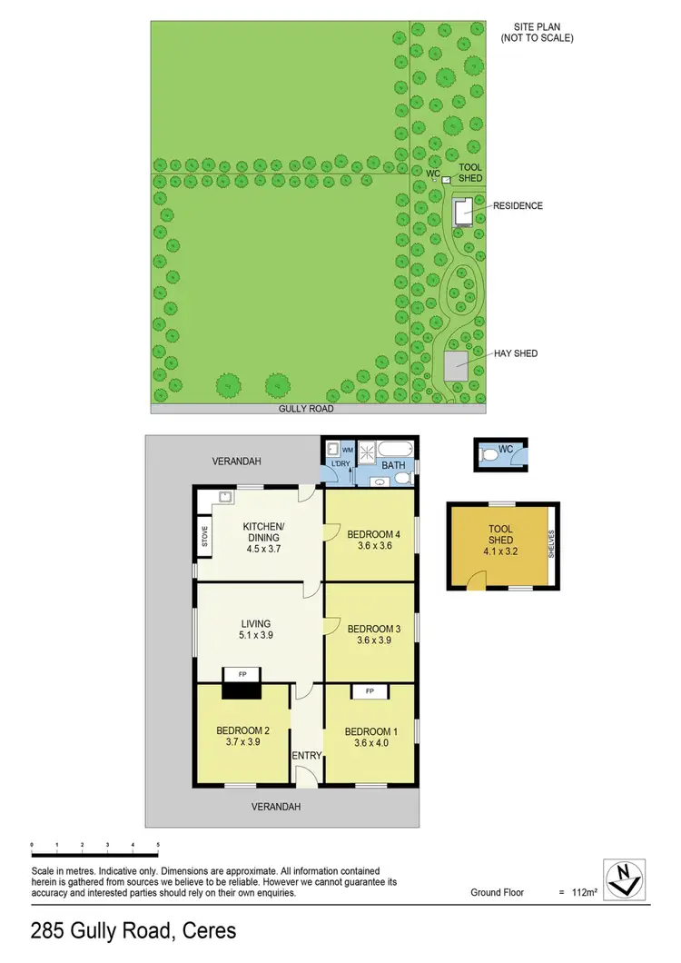 Floorplan of Homely rural property listing, 285 Gully Road, Ceres VIC 3221