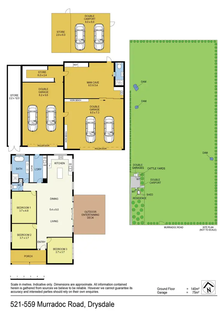 Floorplan of Homely rural property listing, 521-559 Murradoc Road, Drysdale VIC 3222