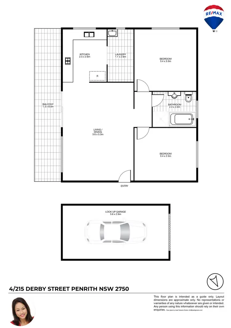 Floorplan of Homely unit listing, 4/215 DERBY STREET, Penrith NSW 2750