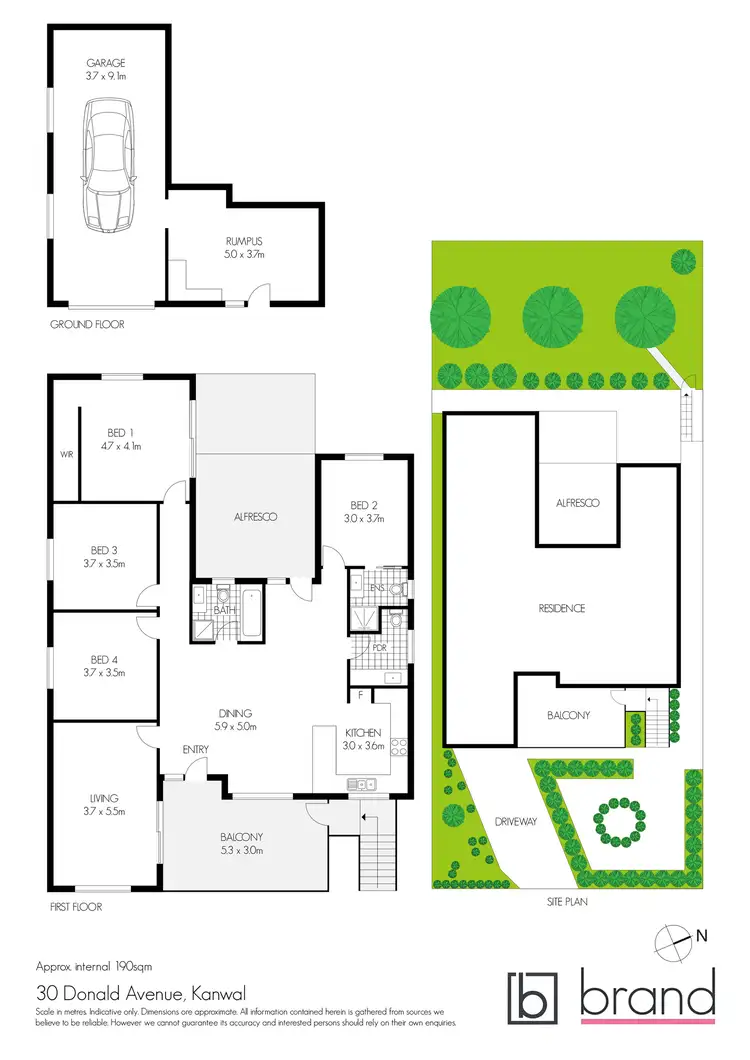 Floorplan of Homely house listing, 30 Donald Avenue, Kanwal NSW 2259