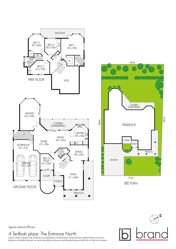 Floorplan of Homely house listing, 4 Terilbah Place, The Entrance North NSW 2261