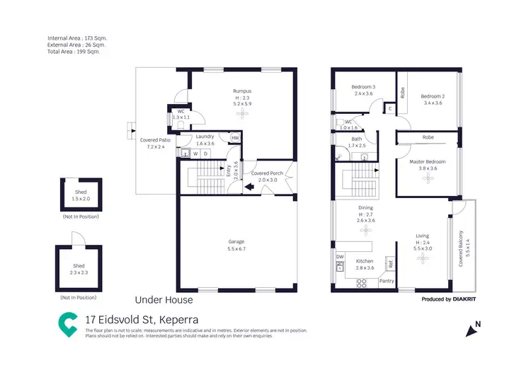 Floorplan of Homely house listing, 17 Eidsvold St, Keperra QLD 4054