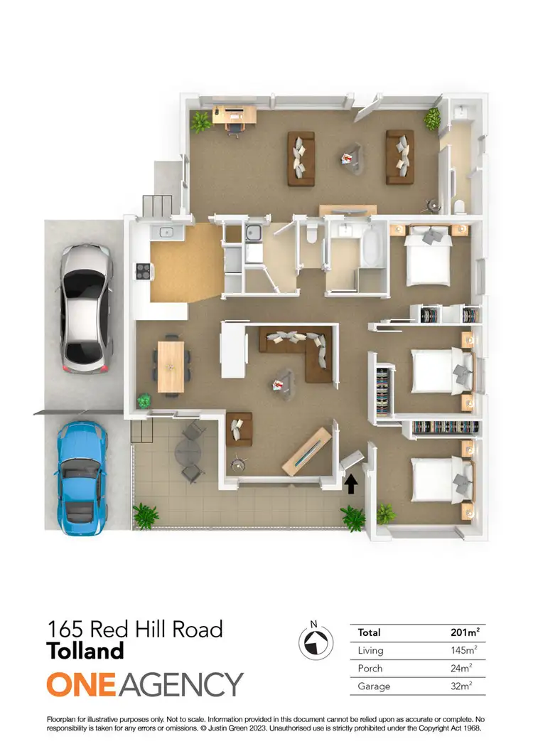 Floorplan of Homely house listing, 165 RED HILL ROAD, Tolland NSW 2650