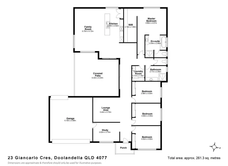 Floorplan of Homely house listing, 23 Giancarlo Cres, Doolandella QLD 4077