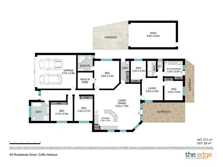 Floorplan of Homely house listing, 40 Roselands Drive, Coffs Harbour NSW 2450