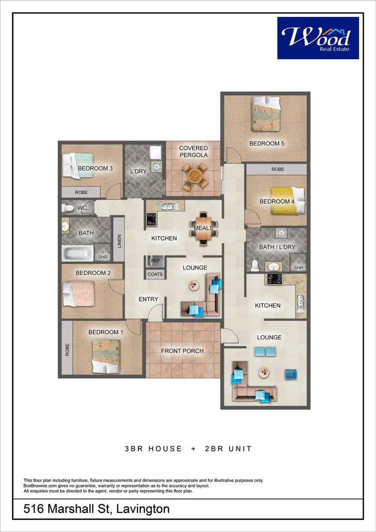 Floorplan of Homely house listing, 516 Marshall St, Lavington NSW 2641