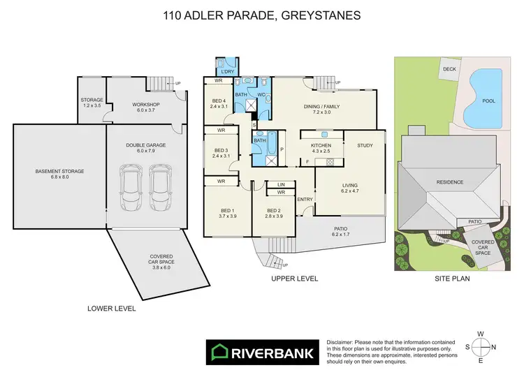 Floorplan of Homely house listing, 110 Adler Parade, Greystanes NSW 2145