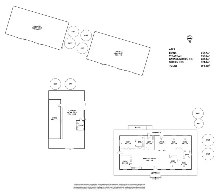 Floorplan of Homely house listing, 9 Schwerdt Road, Murray Bridge SA 5253